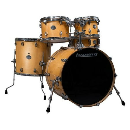 Ludwig Element Birch Pop 5pc Shell Pack Rooftop Natural