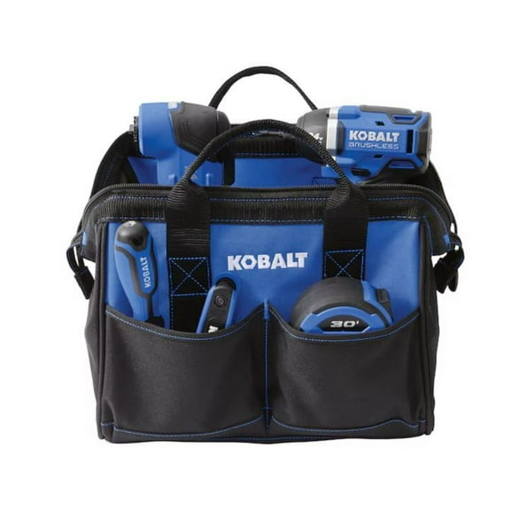 Kobalt Blue Polyester 12-in Zippered Tool Bag