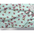 thumbnail image 3 of Soimoi Cotton Duck Fabric Artistic Leaves Print Sewing Fabric Yard 42 Inch Wide, 3 of 3