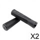 thumbnail image 1 of 2x2 Uds Empuñaduras De Manillar De Bicicleta Cubierta De Barra Corta De Ciclismo Para Adultos Bicicletas De Ciudad Negro, 1 of 8