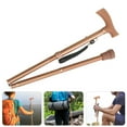 thumbnail image 6 of Raindrops 1Pcs Adjustable Walking Cane Golden Foldable Stick for Seniors Non-slip Ergonomic Grip Lightweight 78-88cm, 6 of 8