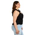 thumbnail image 2 of Top drapeado Zenobia Tallas Extras 11797 negro 38, 2 of 6