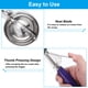 thumbnail image 4 of Uxcell 3/4 Ounce Ice Cream Scoop with Trigger, Stainless Steel Portion Cookie Scoop with Thumb Trigger, Purple, 4 of 6