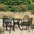 thumbnail image 1 of vidaXL 5 Piece Bistro Set Cast Aluminium Bronze, 1 of 5