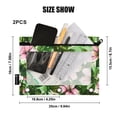 thumbnail image 3 of ALAZA 2 Pack Pencil Pouch Blossom Flower Pencil Case for 3 Ring Binder Clear Window Pencil Bag Organizers, 3 of 6