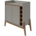 thumbnail image 1 of Manhattan Comfort Essence Vin Rack Serveur en Gris, 1 of 12