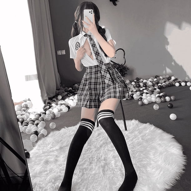 Lencería sexy para sexo, ropa para el campus, uniforme para mujer, suministros para coqueteos apasionados, pijamas de tentación