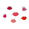 thumbnail image 2 of Danish Pastel Wall Decal Pastel Doodle Woman Lips Seamless Pattern Bedroom Wall Decal for Girls Cute Themed Room Décor - Size: 40 In x 28 In, 2 of 5