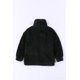 thumbnail image 2 of ABPHQTO Abrigo de sherpa para niña con bolsillos con cremallera y solapa negra para mujer, 2 of 5