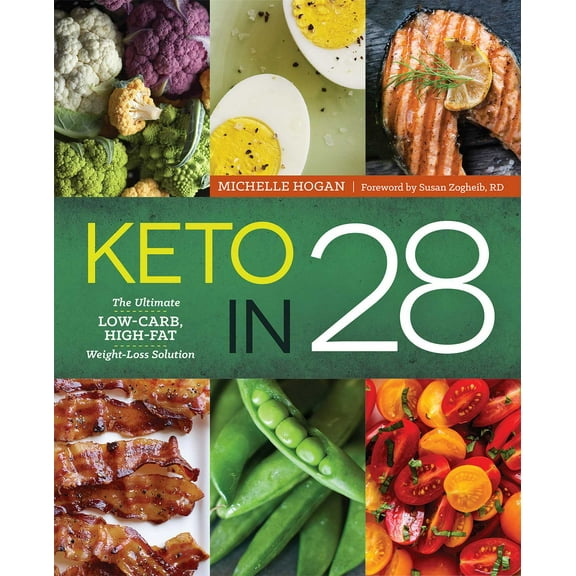 Keto in 28 : The Ultimate Low-Carb, High-Fat Weight-Loss Solution (Paperback)