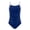 Royal Blue, variant on Girls One-Piece Block Color Bathing Suit Crisscross Back Swimwear Sleeveless Swimsuit for Girls Ages 13-14 Years