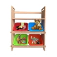 thumbnail image 1 of Juguetero Librero Organizador Infantil de MDF Natural Con 4 Charolas DECOMOBIL JUGUETERO, 1 of 5