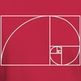 thumbnail image 3 of CafePress - Golden Ratio Dark T Shirt - Men's Classic Graphic Cotton T-Shirt, 3 of 4
