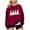 Red#women's halloween outfit, variant on Lcziwo Ghost Sweatshirt Women Crew Neck Spooky Graphic Cute Sweater Happy Halloween Spooky Season Tops Long Sleeve Casual Fashion 2025 Pullover Beige,S