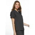 thumbnail image 5 of Cherokee V-Neck Scrub Top for Women with 3 Pockets & Dolman Sleeve - 4700, 5 of 6