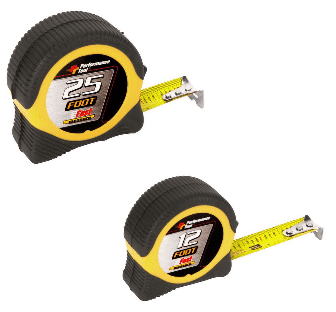 W5042-25'/ 7.5M Clear Tape Measure - Performance Tool
