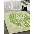 thumbnail image 2 of Ahgly Company Indoor Square Traditional Khaki Gold Medallion Area Rugs, 6' Square, 2 of 6