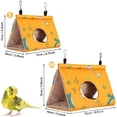 thumbnail image 4 of Cotton Parrot Lovely Hanging Hammock With Hooks Bird Thickened Warm House Sleeping Bed Bird Cage Accessories Convenient for Birds to Enter, 4 of 4