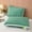 Green, variant on sruoe Pillows for Bed Clearance, Queen Size Pillows, Extra Firm Soft Comfort Standard Pillows, High Elasticity Side and Back Sleeper Pillow Core for Hotel, Home, Cotton