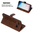 thumbnail image 3 of Estuche de Cuero PU con Cierre para Samsung Galaxy S10 Plus , Funda Protectora con Billetera y Correa, 3 of 5