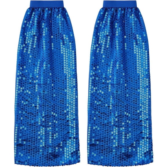 vlrwzc Glitter Sequins Leg Warmers Sparkle Leg Sleeves Legs Boot Cover Cuffs for Women 70s Disco Fancy Dress Accessories