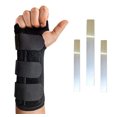 thumbnail image 3 of Cinturón de fijación de la articulación de la muñeca, juego de fijación de fractura de esguince de muñeca transpirable, soporte de placa de acero para muñeca, férula de protección para la muñeca, 3 of 5