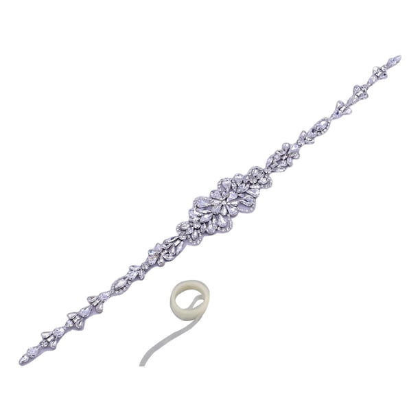 Cinturón Brillante Salvador Rhinestone Faja nupcial 275 cm
