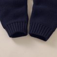 thumbnail image 5 of Baby Romper Long Sleeve Autumn Newborn Boys Jumpsuit Fashion Turn-down Collar Toddler Infant Clothing Knitted Playsuit One Piece, 5 of 5