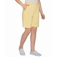 thumbnail image 6 of Turtle Bay New York Women's Pull On Twill Shorts with stretch waist - No zipper or buttons (Plus Sizes), 6 of 6