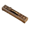 thumbnail image 3 of DOLITY Incense Burner Holder Carved for Teahouse Study Room Living Room Ruyi Bronze, 3 of 9