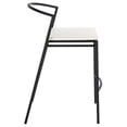 thumbnail image 6 of SAFAVIEH Knightley Counter Stool, White/Black, Set of 2 (18.5 in. W x 23.5 in. D x 34 in. H), 6 of 14