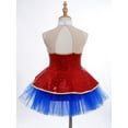thumbnail image 5 of iiniim Girls Ringmaster Circus Show Costume Sequins Leotard Mesh Dance Tutu Dress 6-16, 5 of 7