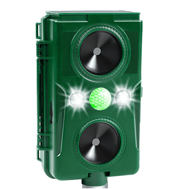 Ultrasonic Animal Repellents Solar Powered Waterproof Outdoor Garden