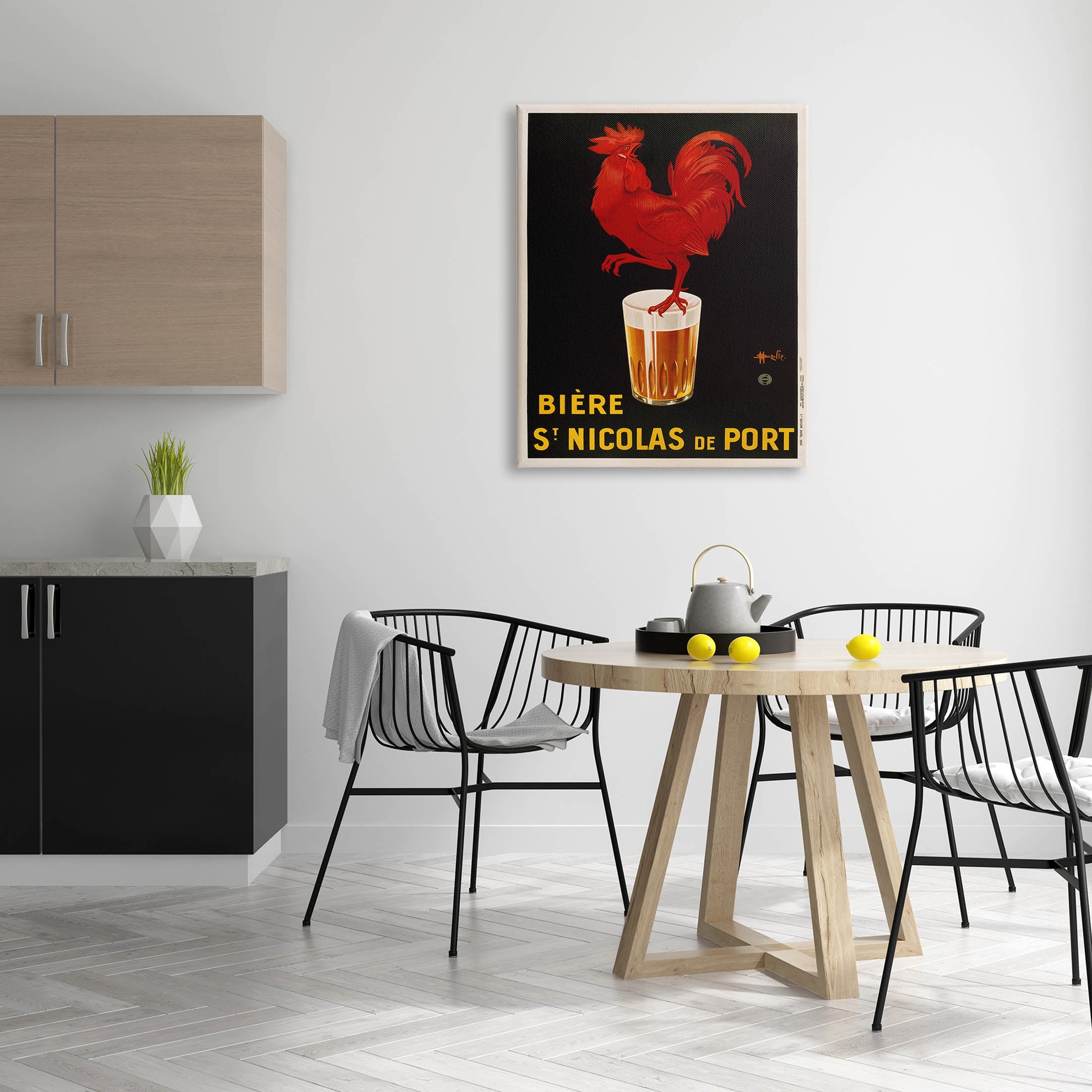 Stupell Industries Vintage Beer Brewery Ad Graphic Art Gallery Wrapped Canvas Print Wall Art, Design by Marcus Jules