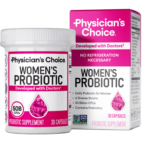 Physicians Choice Women's Probiotic 50 Billion CFU Capsules, 30 Count