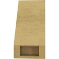 thumbnail image 4 of Ekena Millwork 5"W x 6"D x 10"H Westlake Rough Cedar Woodgrain TimberThane Knee Brace, Primed, 4 of 6
