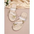 thumbnail image 3 of Summer Lightweight & Comfortable Eva Beach & Vacation Heart Decor Flat Slippers, 3 of 4