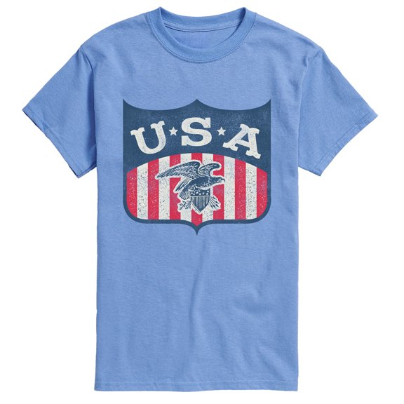 Instant Message - Eagle Shield Short Sleeve Graphic T-Shirt