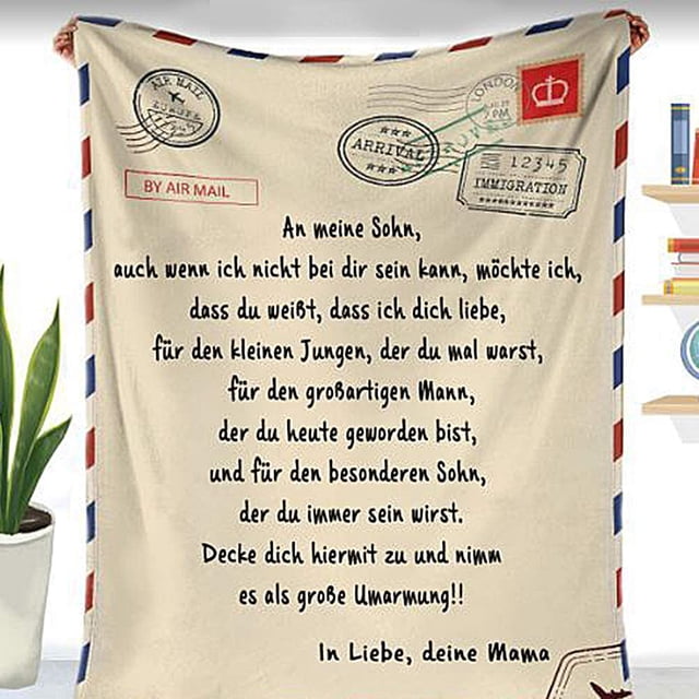 Manta Franela Lettering - Devon Son - Monocapa 130X150 Xemadio WL-00200-1
