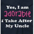 thumbnail image 2 of Adorable Like My Uncle Nephew Niece Toddler Boy Girl T Shirt Infant Toddler Brisco Brands 18M, 2 of 6