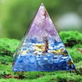thumbnail image 4 of Pirámide de cristal Curación Energía Meditación Cristales Hogar Oficina Decoración Artesanía, 4 of 7