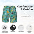 thumbnail image 6 of Picia Trucks And Excavators pattern Mens Swim Trunks with Compression Liner Stretch Beach Shorts Quick Dry with Zipper Pockets No-Chafing Board Shorts-XX-Large, 6 of 9
