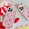 thumbnail image 4 of Designed for iPhone Case,Cute 3D Pink Pig Bow Camera Lens Protection Shockproof Protective Cover Phone Case (Pink,iPhone 15), 4 of 5