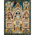 thumbnail image 2 of Adolf Wölfli 12x14 Black Ornate Wood Framed Double Matted Museum Art Print Titled: West - Front of the Tenth Saint Skt. Adolf - Kathedral - Ship In, Skt. Adolf - Heim (1916), 2 of 5