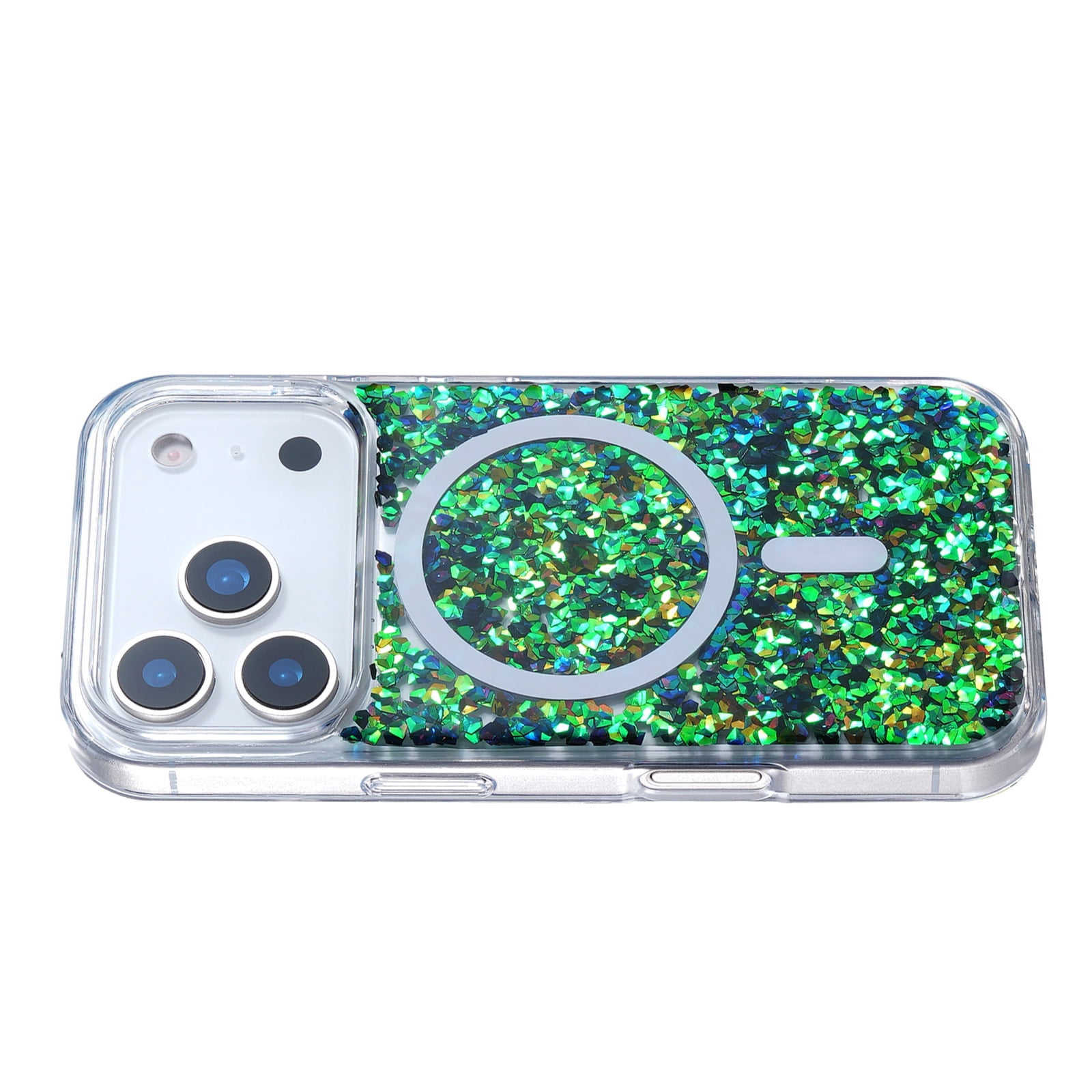 iPhone 17 Pro MagSafe Glitter Case - Green
