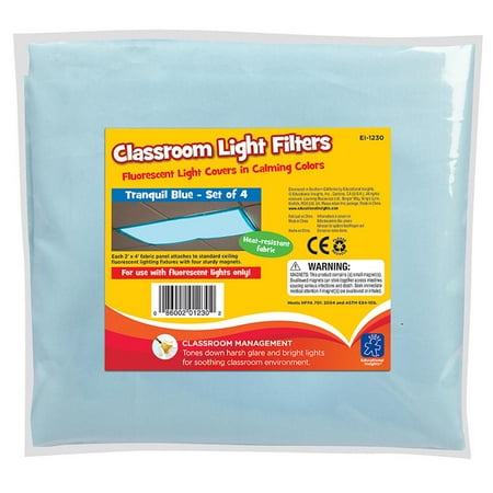 Classroom Mood Filters 4/Set, Tranquil Blue