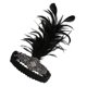 thumbnail image 3 of diadema delicada para la frente con plumas decorativas, elegante diadema, 3 of 7