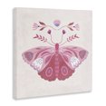 thumbnail image 2 of Stupell Industries Bohemian Boho Pink Folk Butterfly Canvas Art, 17 x 17, by Kim Allen, 2 of 8