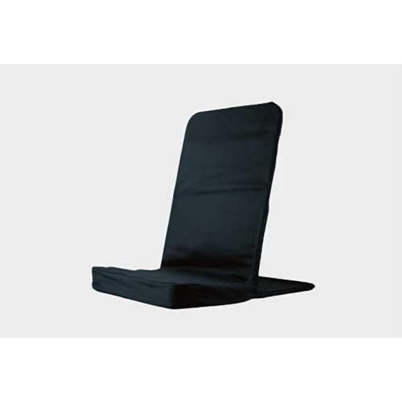 Original BackJack -Made in The USA- Folding Tough Duck Black Lightweight Floor Seating Chair for Gaming, Families, Parents, Daycare, Back Support, Reading, Yoga, Meditation, Dorm, School
