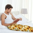 thumbnail image 5 of Honiee Yellow Polka Dot Sunflower for men - a sleek fusion of Straight Pajama Pants, versatile Lounge Pants, and cozy Sleepwear, all rolled into one-Small, 5 of 6